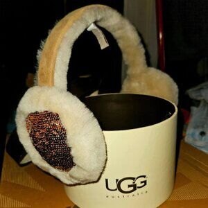 UGG Sheepskin Sequinned Dazzles Ear Muffs